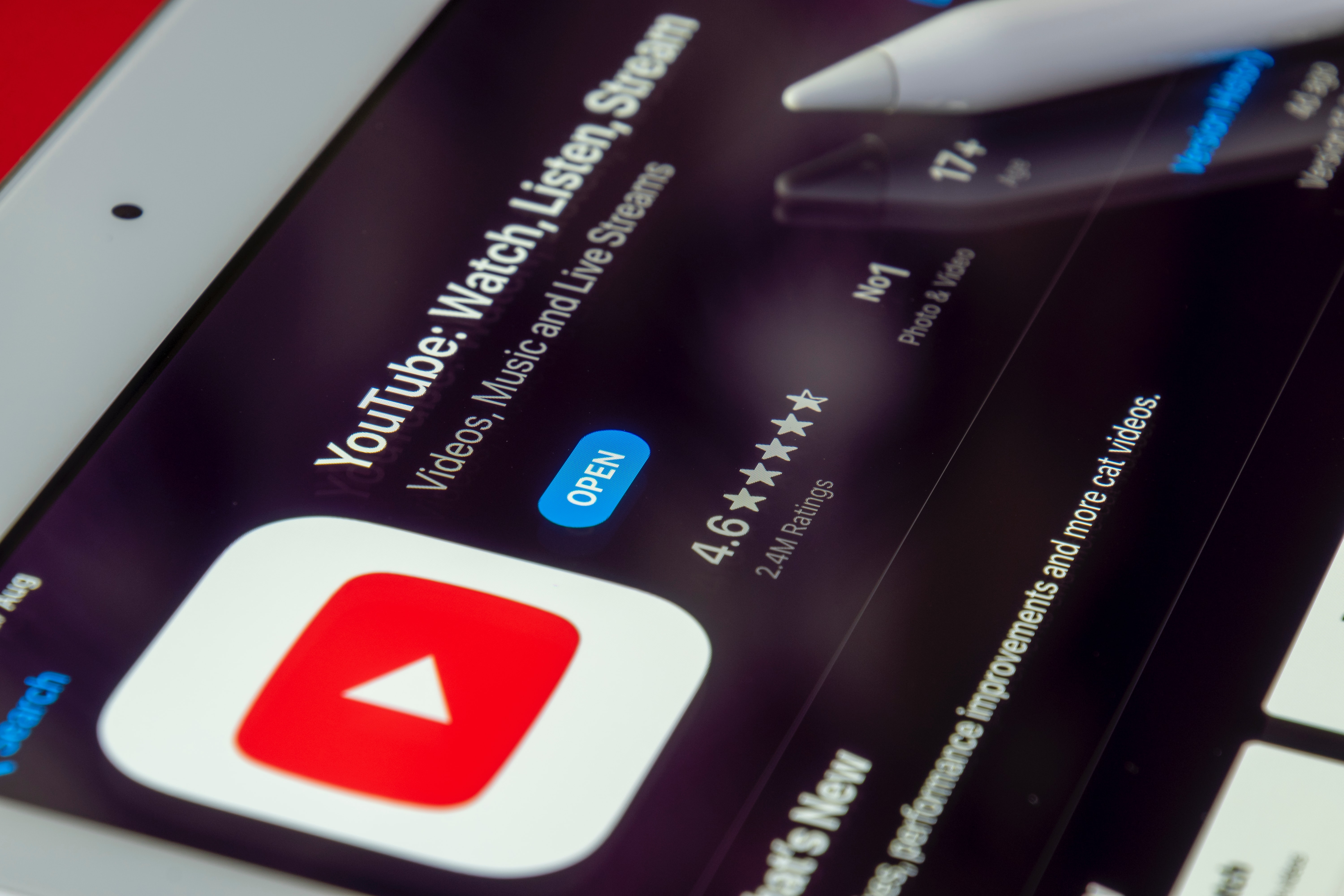 YouTube push notifications