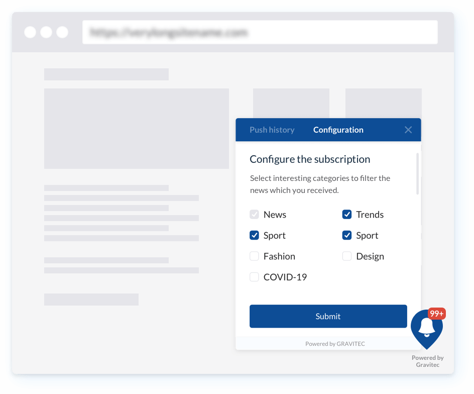 Notification configurator